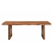 Taran Designs Darcy 9-piece Solid Wood Dining Set in Brown