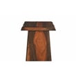 Taran Designs Darcy 2-piece Solid Wood Living Room Table Set in Dark Brown