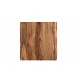 Taran Designs Darcy 2-piece Solid Wood Living Room Table Set in Brown