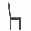 Taran Designs Milton 9-piece Carved Solid Wood Dining Set in Black
