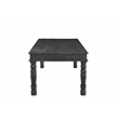 Taran Designs Milton 9-piece Carved Solid Wood Dining Set in Black