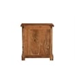 Taran Designs Darcy 3-drawer Live Edge Solid Wood Nightstand in Brown