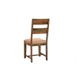 Taran Designs Darcy Upholstered Solid Wood Dining Chairs (Set of 2) in Brown