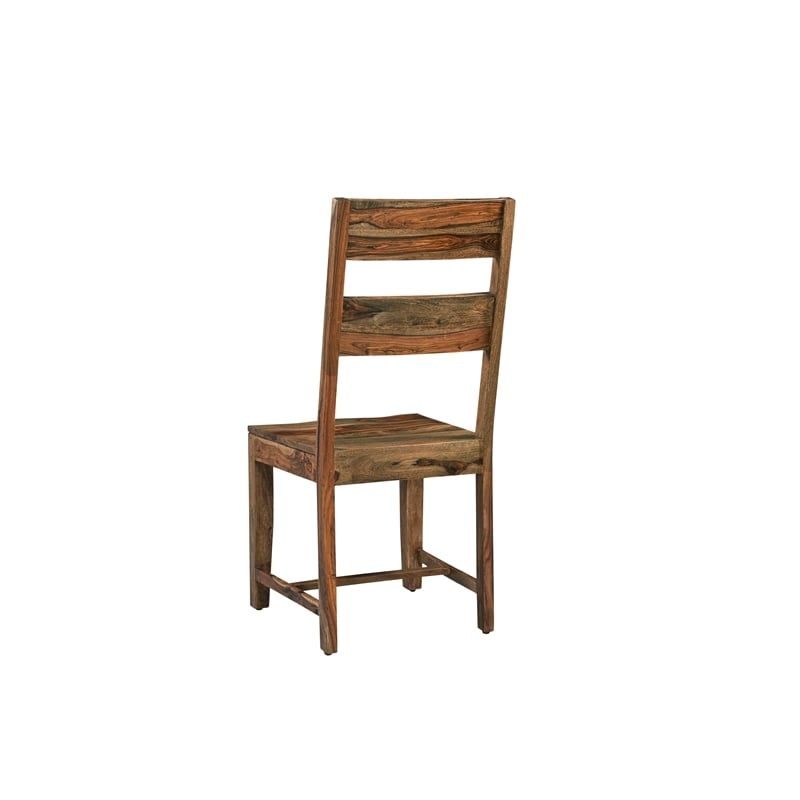 Taran Designs Darcy 7-piece Live Edge Wood Dining Set in Brown