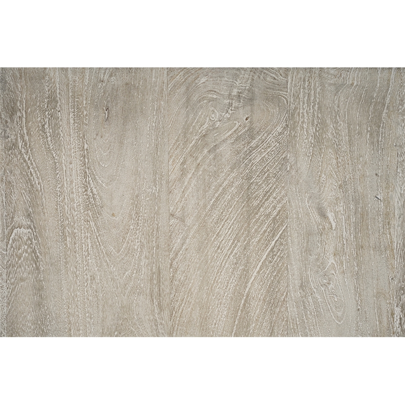 Taran Designs Fillian Floral Carved Solid Wood Sideboard in White