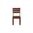 Taran Designs Lawrence Solid Wood Dining Chairs (Set of 2) in Dark Brown