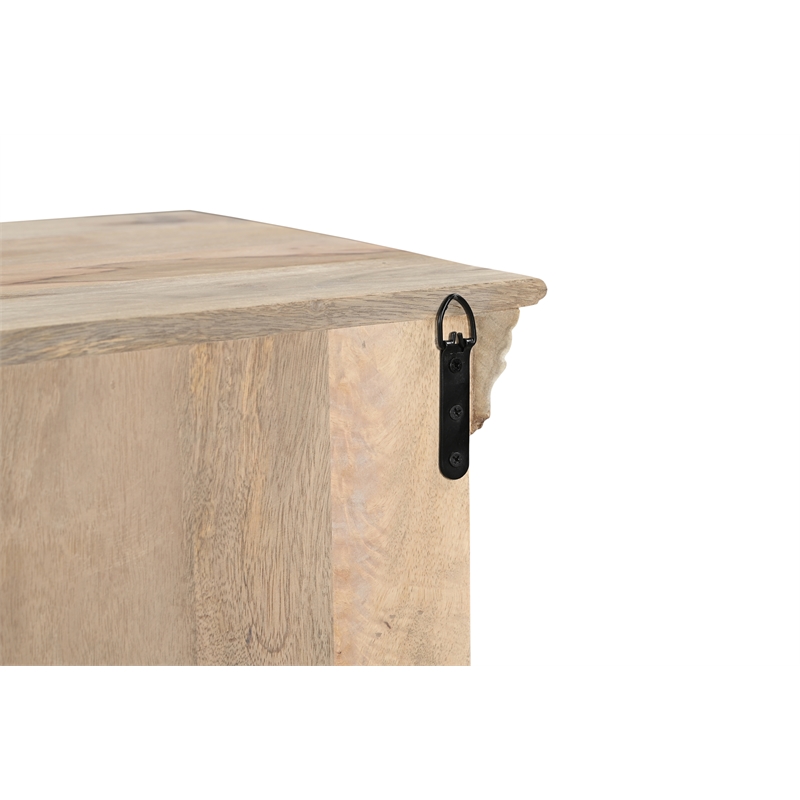 Taran Designs Isabella 2-drawer 2-door Solid Wood Sideboard in Beige/White