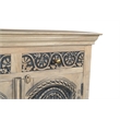 Taran Designs Isabella 2-drawer 2-door Solid Wood Sideboard in Beige/Black
