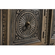 Taran Designs Isabella 3-drawer 3-door Solid Wood Sideboard in Beige/Black