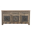 Taran Designs Isabella 3-drawer 3-door Solid Wood Sideboard in Beige/Black