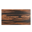 Taran Designs Warren 7-piece Live Edge Solid Wood Dining Set in Dark Brown