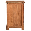 Taran Designs Darcy 2-piece Live Edge Solid Wood Desk Set in Brown