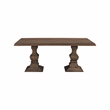 Taran Designs Lawrence 7-piece Solid Wood Dining Set in Brown