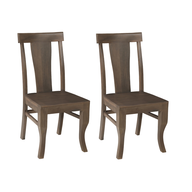 Taran Designs Lawrence 7-piece Solid Wood Dining Set in Brown