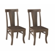 Taran Designs Lawrence 7-piece Solid Wood Dining Set in Brown