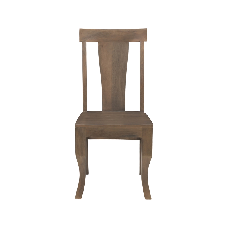 Taran Designs Lawrence 7-piece Solid Wood Dining Set in Brown