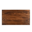 Taran Designs Lawrence 7-piece Solid Wood Dining Set in Dark Brown
