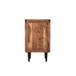 Taran Designs Harper 2-piece Live Edge Solid Wood Desk Set in Brown