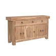 Taran Designs Isabella 3-drawer 5-door Solid Wood Sideboard in Brown