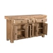 Taran Designs Isabella 3-drawer 5-door Solid Wood Sideboard in Brown