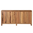 Taran Designs Isabella 4-door Carved Solid Wood Sideboard in Black