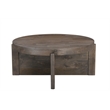 Taran Designs Lawrence 2-piece Solid Wood Living Room Table Set in Dark Brown