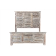 Taran Designs Hayden 3-piece Solid Wood Bedroom Set in White Multicolor