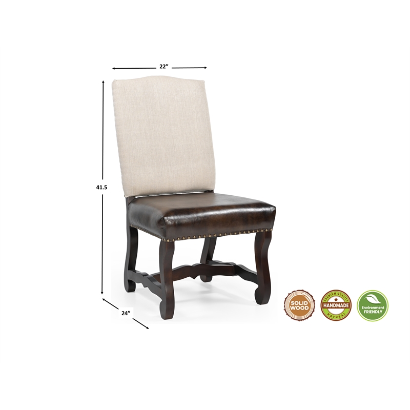 Taran Designs Belmont 11-piece Live Edge Solid Wood Dining Set in Dark Brown