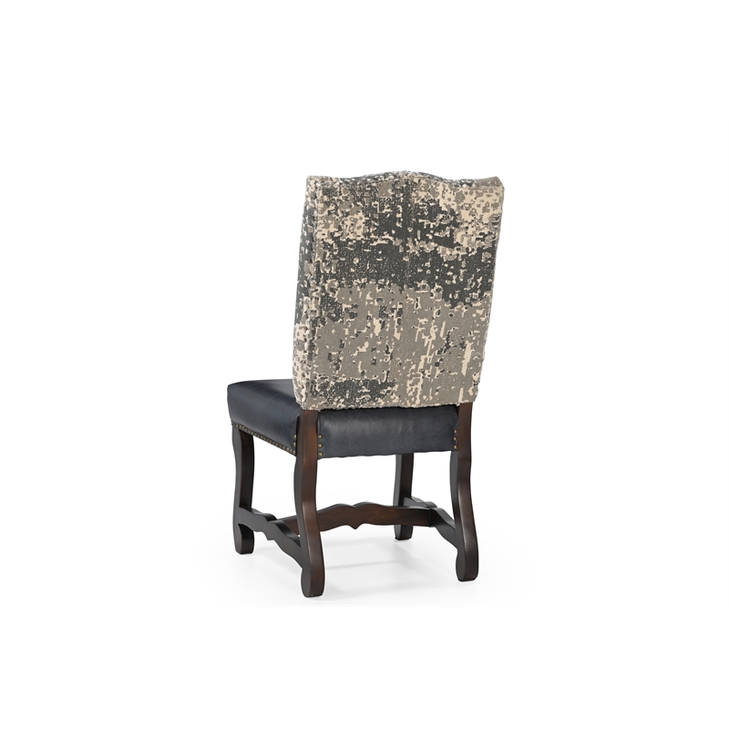 Taran Designs Belmont 13-piece Live Edge Solid Wood Dining Set in Dark Brown