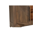 Taran Designs Lawrence 4-door Geometric Solid Wood Sideboard in Antique Brown