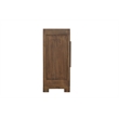 Taran Designs Lawrence 4-door Geometric Solid Wood Sideboard in Antique Brown