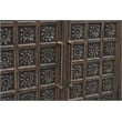 Taran Designs Isabella 6-drawer 6-door Carved Solid Wood Sideboard in Brown