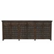 Taran Designs Isabella 6-drawer 6-door Carved Solid Wood Sideboard in Brown