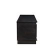 Carved Solid Wood Ottoman with Lift Top Storage in Dark Brown