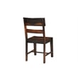 Warren Dark Brown Solid Wood 7-Piece Dining Set with Live Edge Table and Chairs