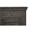 Carved Mango Wood Sideboard with 3 Drawers & Doors Weathered Black