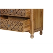 Solid Mango Wood 7-Drawer Dresser 57 Inch Wide Brown Fully Assembled