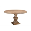 Lawrence Traditional 5-Piece Brown Solid Mango Wood Round Dining Set