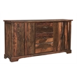 Darcy Brown Live Edge Upholstered Solid Wood Sheesham 8-Piece Dining Set
