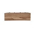 Belmont Brown Solid Wood 6-drawer Dresser with Tree Slice Design