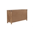 Belmont Brown Solid Wood 6-drawer Dresser with Tree Slice Design