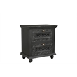 Bailey 2-piece Carved Solid Wood Bedroom Set