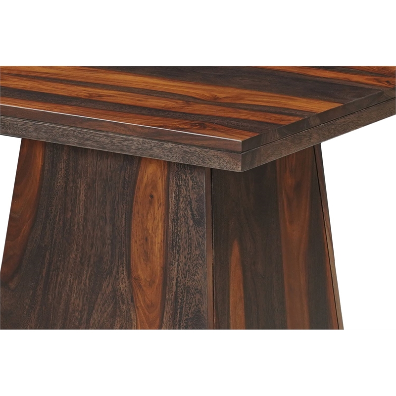 Warren Solid Wood Modern Cone End Table with Pedestal Base 23