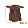 Warren Solid Wood Modern Cone End Table with Pedestal Base 23