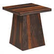 Warren Solid Wood Modern Cone End Table with Pedestal Base 23
