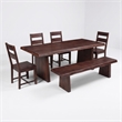 Darcy Modern Live Edge Solid Wood Dining Table 86