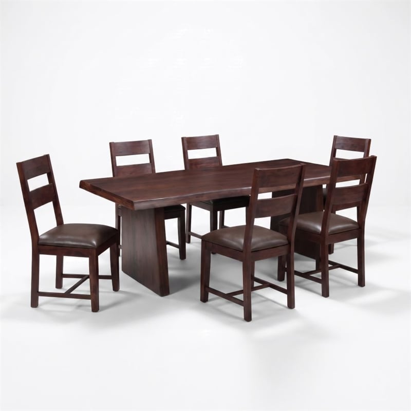 Darcy Modern Live Edge Solid Wood Dining Table 86