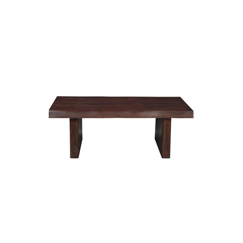 Darcy Modern Live Edge Solid Wood Coffee Table 51