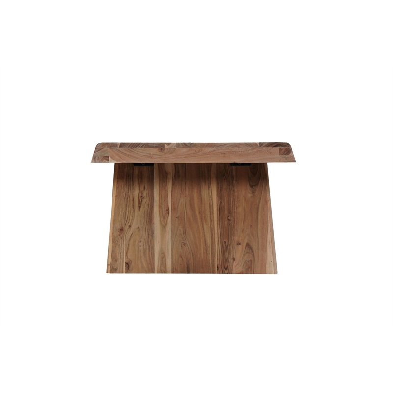Darcy Modern Live Edge Solid Wood Coffee Table 51