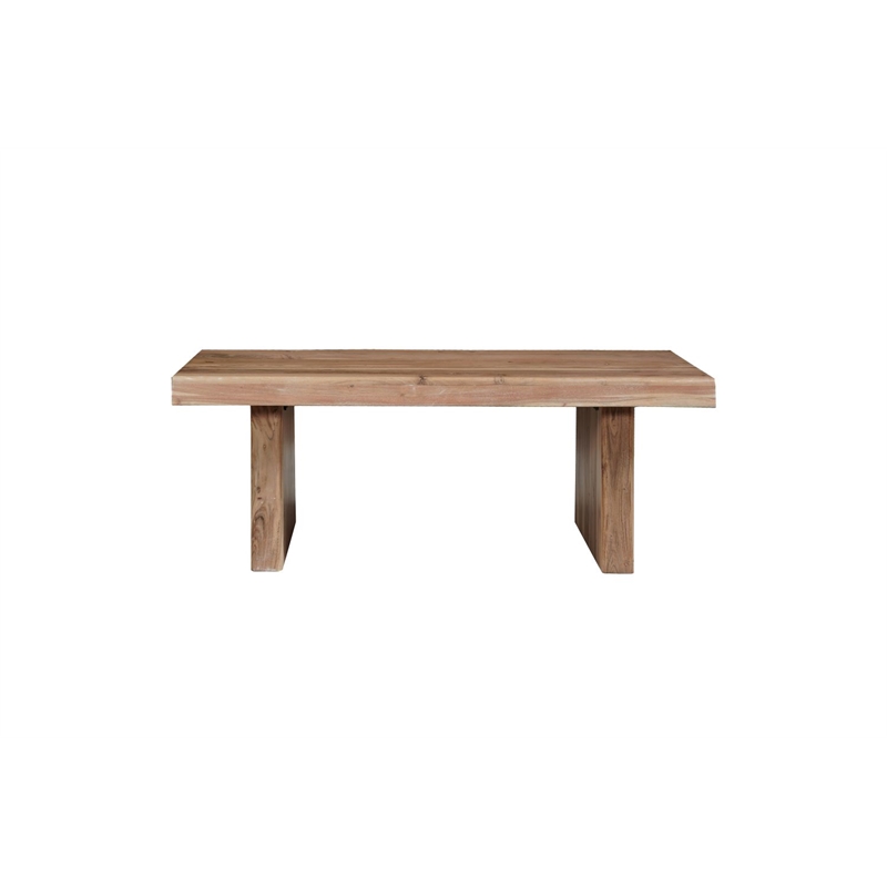 Darcy Modern Live Edge Solid Wood Coffee Table 51
